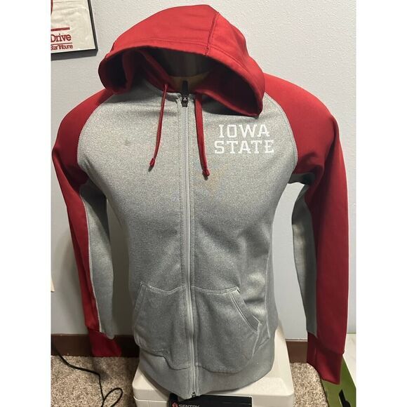 Nike ThermaFit Mens Small Full ZIP Iowa State Cyclones Hoodie - Picture 1 of 5